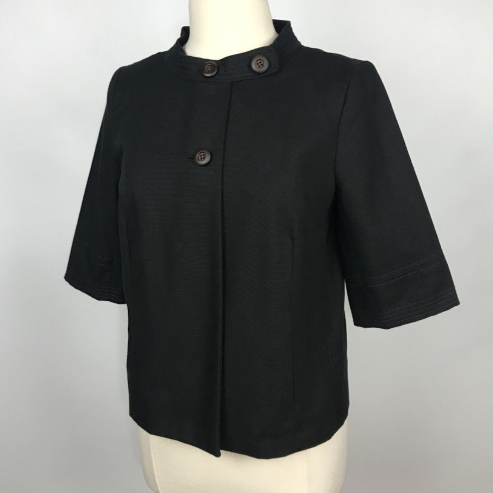 J CREW San Telmo Refined Silk Canvas Coat  New - Picture 4 of 8